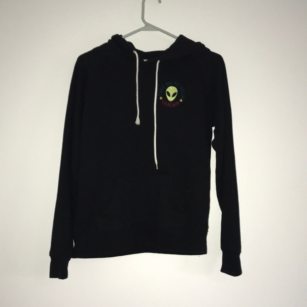 Black Empyre Alien Logo Hoodie - Picture 1 of 5